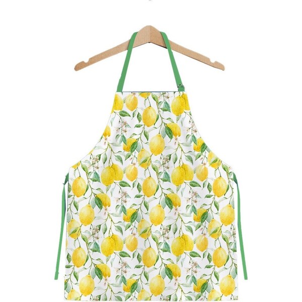 Gibson Gifts Lemon Grove Cotton Kitchen Chef Apron Cooking/Baking One Size