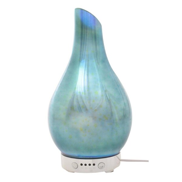 Gibson Gifts Aroma Humidifier Mist w/ Bluetooth Speaker 25cm Blue Starburst