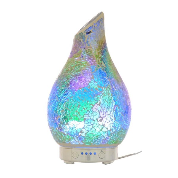 Gibson Gifts Aroma Humidifier Aromatherapy Mist Diffuser 24cm Mosaic Ocean