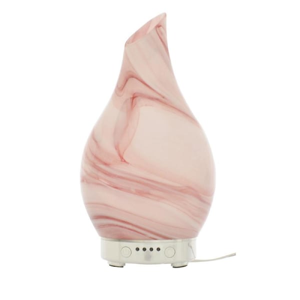 Gibson Gifts Aroma Humidifier Aromatherapy Mist Diffuser 24cm Pink Marble