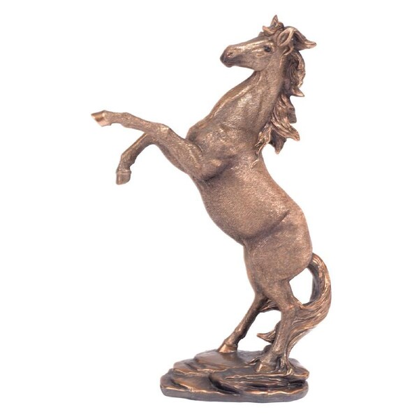 Gibson Gifts Rearing Horse Home/Room Decor Tabletop Figurine 29cm Bronze