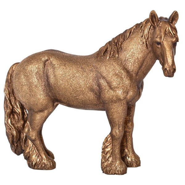 Gibson Gifts Shire Horse Home/Room Decor Tabletop Display Large 27cm Bronze
