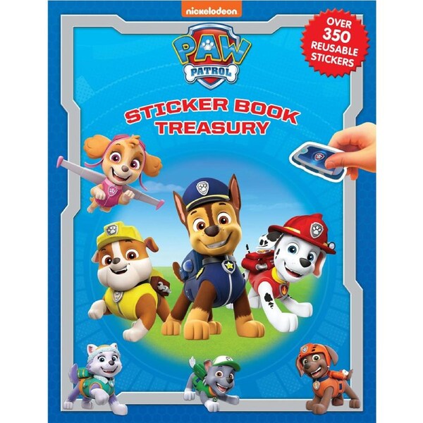 Nick Paw Patrol Sticker Treasury Kids/Children Educational Activity Book 3y+