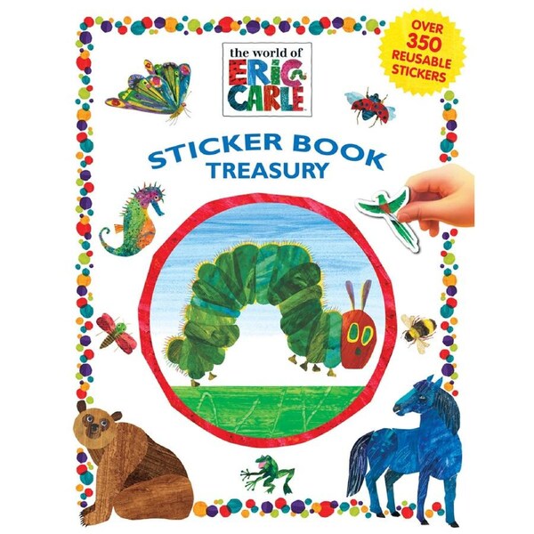 Eric Carle Sticker Treasury Kids/Children Educational Fun Activity Book 3y+
