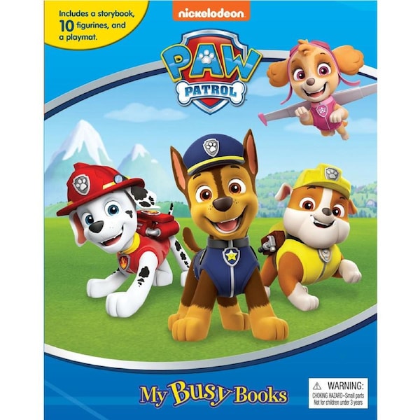 Paw Patrol My Busy Book Kids/Children Storybook/Toy/Playmat Activity Kit 3y+