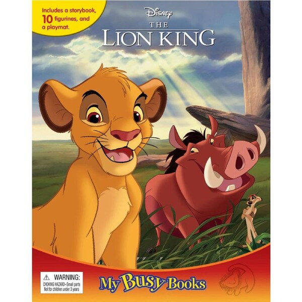 Disney Lion King My Busy Book Kids/Children Storybook/Toy Activity Kit 3y+