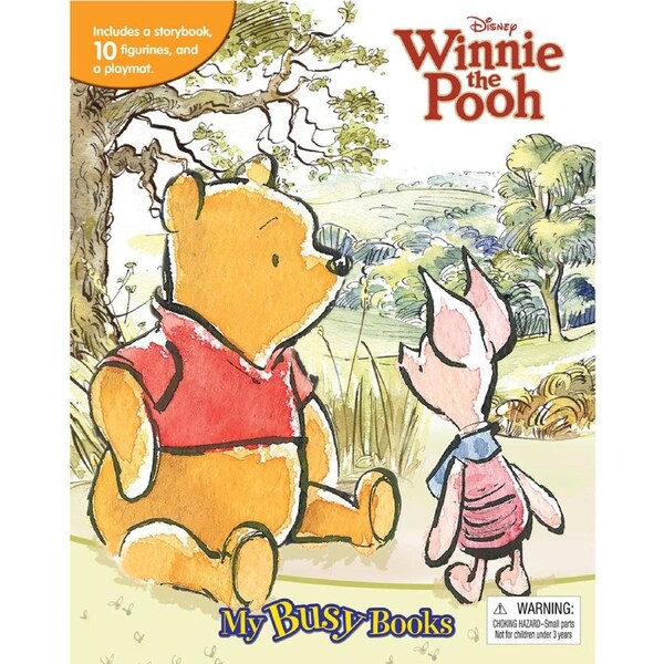 Disney Winnie The Pooh My Busy Books Kids Storybook/Toy Activity Kit 3y+