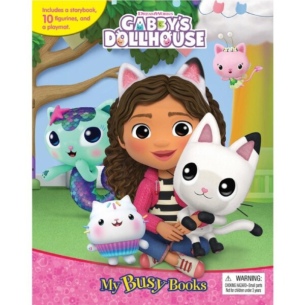 Uni. Gabby'S Dollhouse My Busy Books Kids Storybook/Toy Activity Kit 3y+