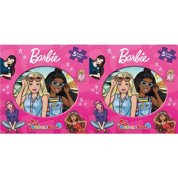 2x Mattel Barbie My First Puzzle Book Kids/Children Jigsaw Educational Game 3y+