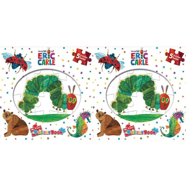2x Eric Carle My First Puzzle Book Kids/Children Jigsaw Educational Game 3y+