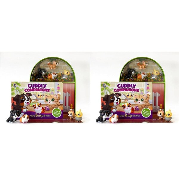 2x Cuddly Companions Mini Busy Kids/Children Educational Fun Activity Book 3y+