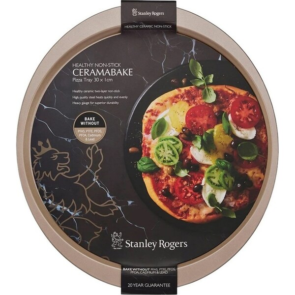 Stanley Rogers Ceramabake 30cm Non-Stick Ceramic Pizza Tray