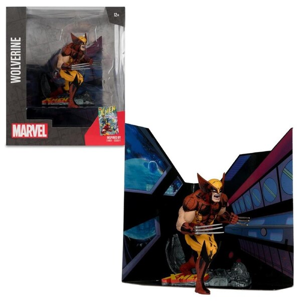 McFarlane Marvel Collection X-Men #1 Wolverine 1:10 Scale Posed Figure