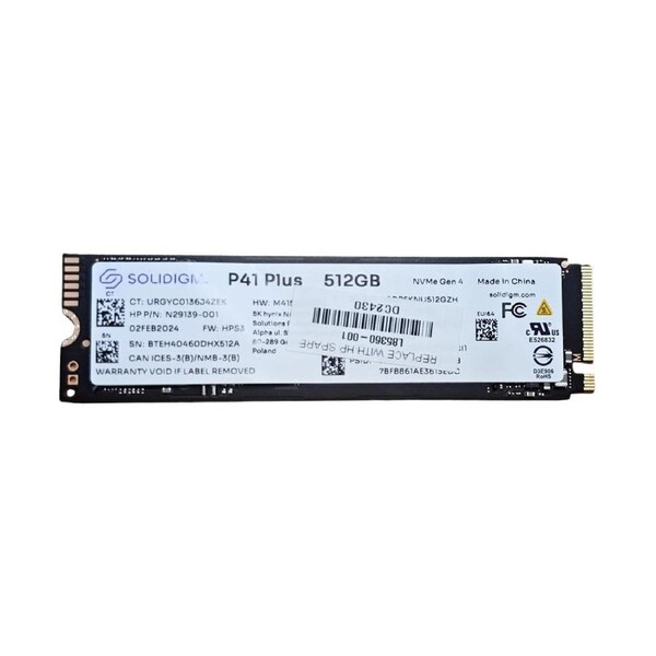 OEM 512GB Gen4 NVMe SSD 3500/1625MB/s R/W 200TBW 220K/300K IOPS 1.5M hrs MTTF PCIe 4 M.2 2280 1yr wty >500GB (not Crucial)