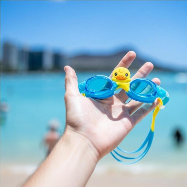 aquaSTRADIA "JR2AF-Blue" Kids Adventure Swim Goggles: Dive into Fun!