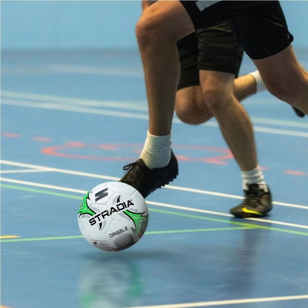 STRADIA "DRIBBLE" Size 4 Indoor/Futsal Ball - "Tough, Low-Bounce Ball for Indoor Soccer"