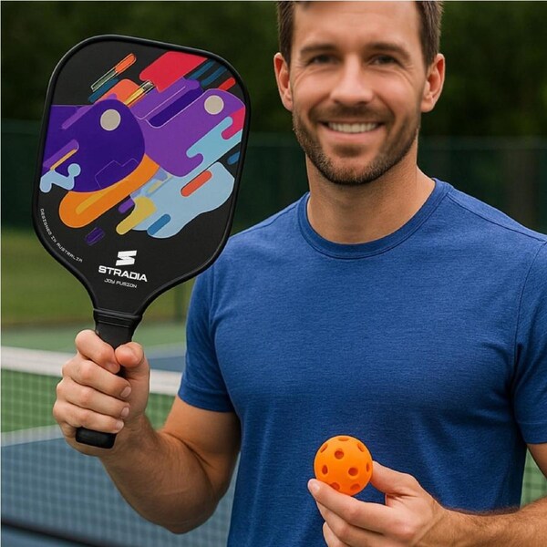 STRADIA "JOY FUSION" Pickleball Set (Glass Fibre 10mm) - "Family-Friendly Set for Pickleball Joy"