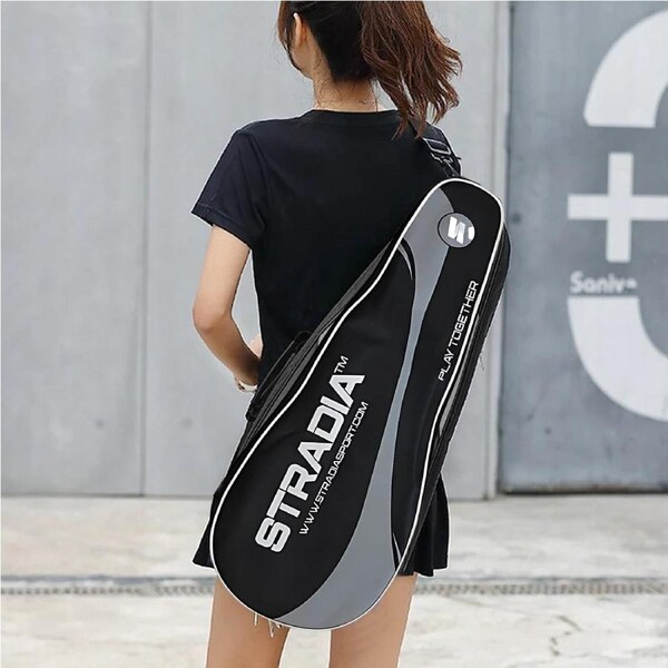 STRADIA "PLAY TOGETHER" Badminton Set (2 Racquets + Nylon Shuttlecocks): Play and Bond Together!