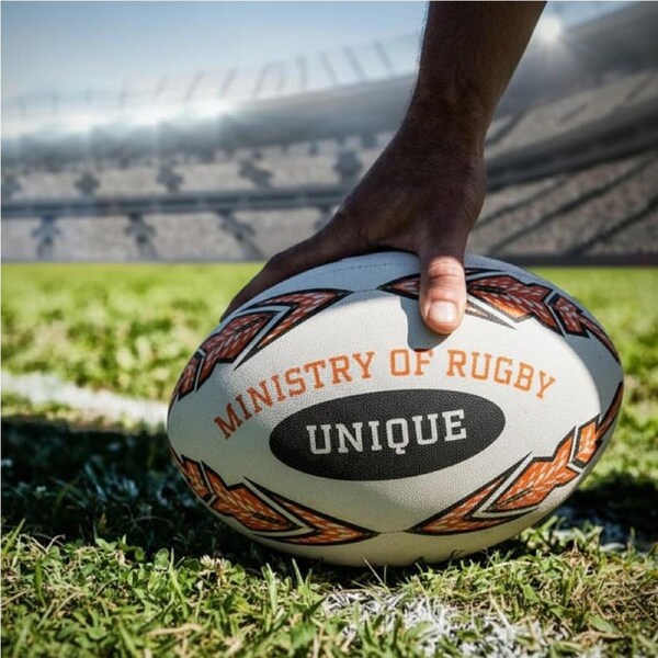 STRADIA "UNIQUE" Size 5 Rugby League Ball - "All Weather Series Training Ball with Patented Grip"