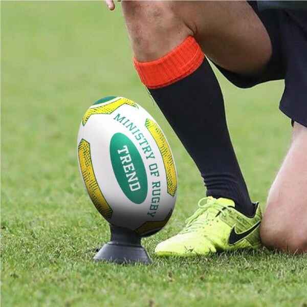STRADIA "TREND" Size 5 Rugby Union Ball - "Club Practice Perfected with 3D Pimple Grip Technology"
