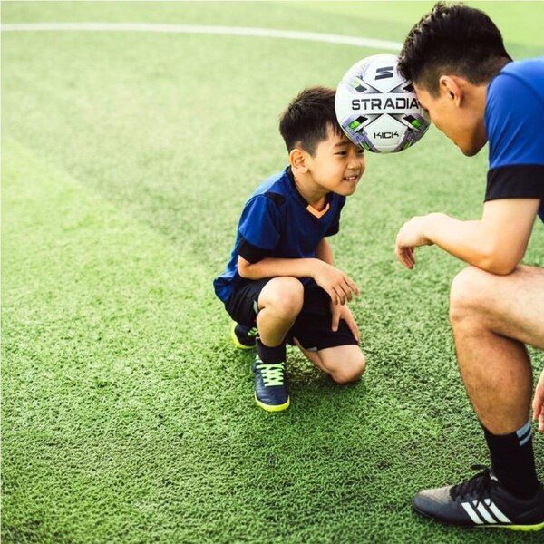 STRADIA "KICK" Junior Size 3 Soccer Ball - "Elementary Play Series Durable Microfibre Ball"
