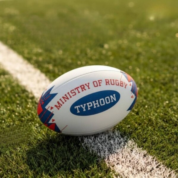 STRADIA "TYPHOON" Size 5 Rugby League Ball - "International Match Series with Silica Reinforced Grip"