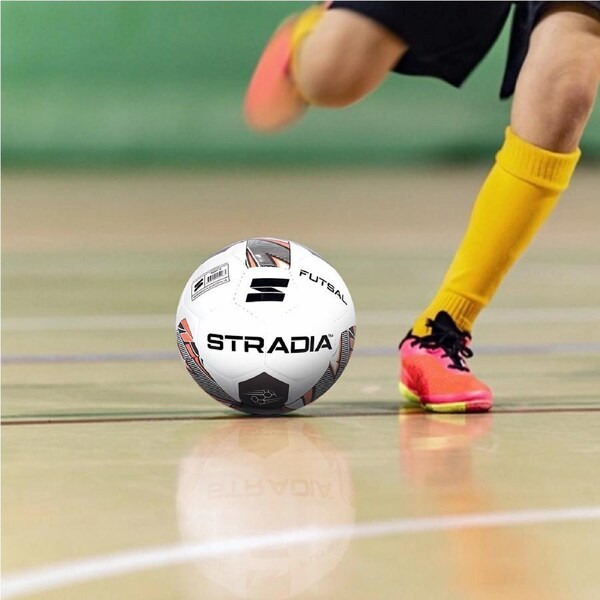 STRADIA "STRIKER" Size 4 Indoor/Futsal Ball - "Elite Microfiber Ball for Futsal Precision"