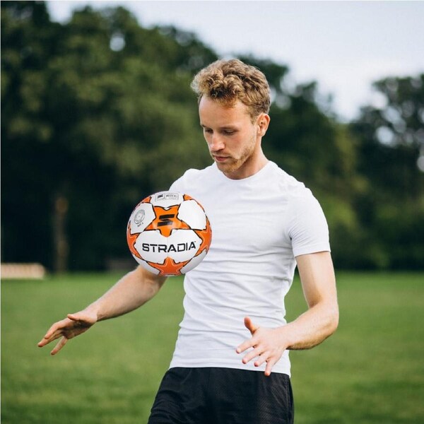 STRADIA "SUPER STAR" Size 5 Soccer Ball - "Professional Play Elite Match Ball with Hydralock Tech"