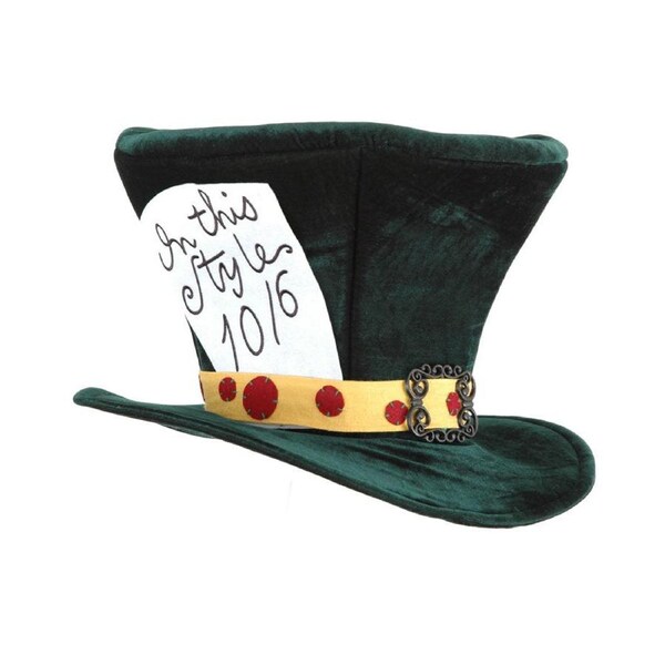 Alice in Wonderland The Mad Hatter Kids Deluxe Hat