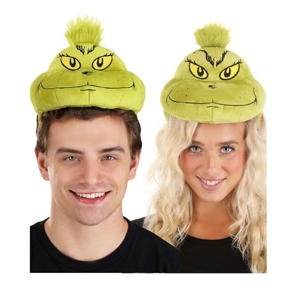 Christmas Dr Seuss The Grinch Face Headband