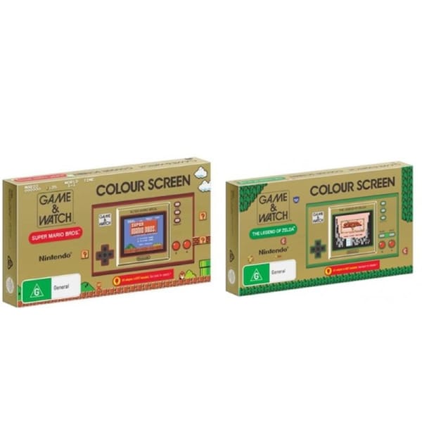 Nintendo Game & Watch Super Mario Bros & The Legend of Zelda Bundle