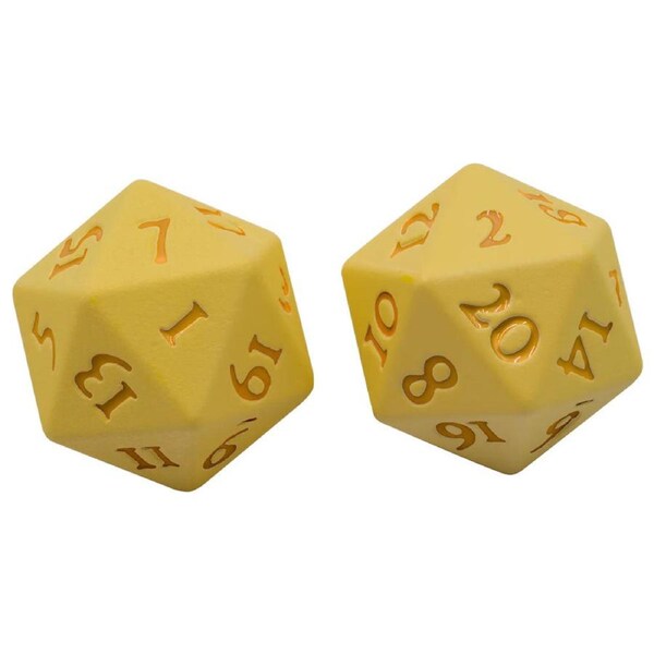 Ultra Pro: Vivid Heavy Metal Dice: Yellow