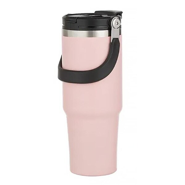Eco Hydrate Drink Bottle 1L Stainless Steel Pink Ladelle 64266