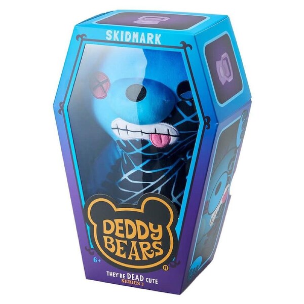 Deddy Bears Series 3 Skidmark 12 inch Plush in Coffin