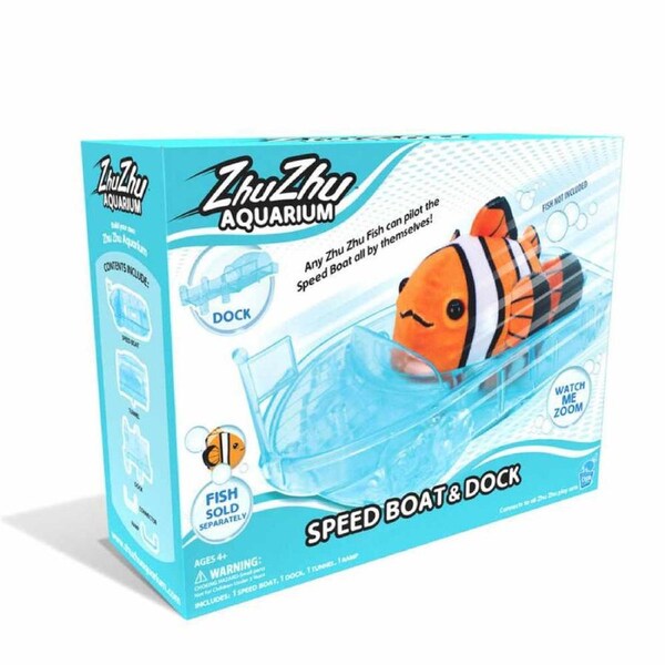 ZhuZhu Aquarium Speed Boat and Dock Set