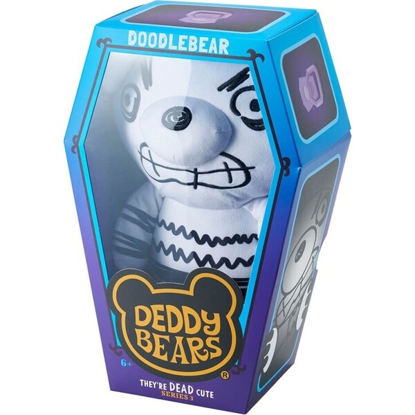 Deddy Bears Series 3 Doodlebear 12 inch Plush in Coffin