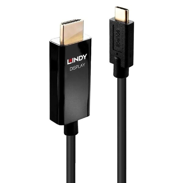 Lindy USBC to HDMI Adapter 2m - Black