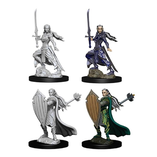 D&D Nolzurs Marvelous Unpainted Miniatures Female Elf Paladin