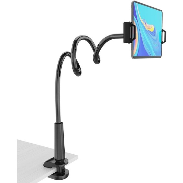 Flexible Tablet Stand Holder with Long Arm for iPad, iPhone, Nintendo Switch, Samsung Galaxy, Kindle Fire