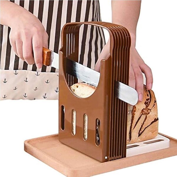 Foldable Bread Slicer Cutter for Homemade Bread - Kitchen Accessory