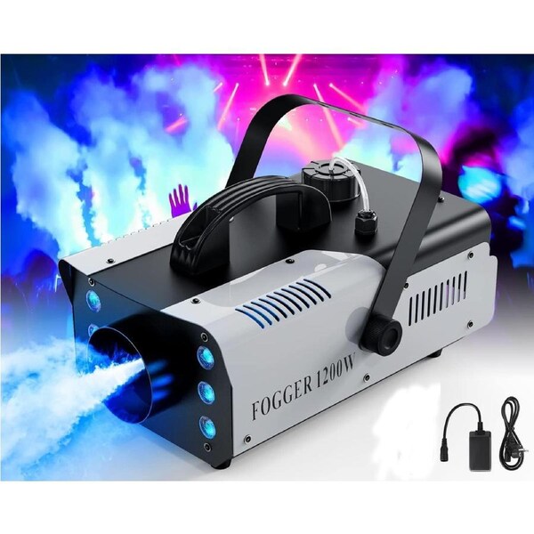 1200W Fog Machine with 6 Color LED Lights