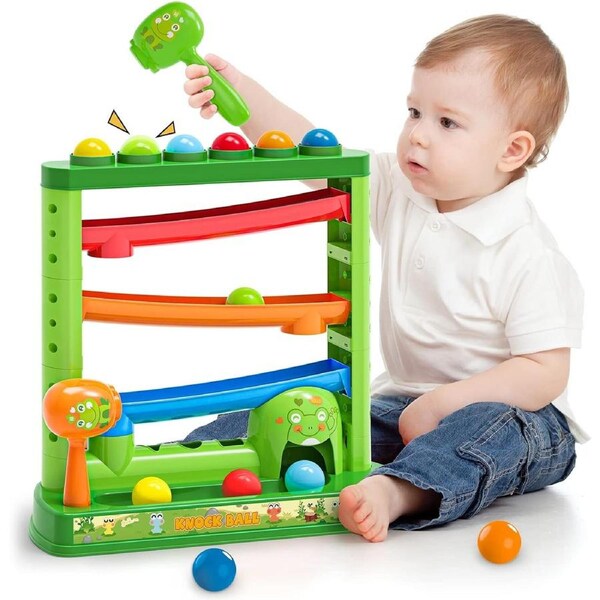Toddler Toys for 1-3 Year Olds: Pound A Ball Set with Hammer & Balls