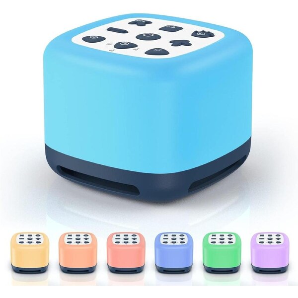 40 Soothing Sounds White Noise Machine with Night Light - Blue