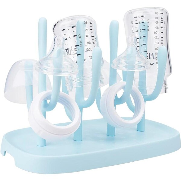 Space Saving Baby Bottle Drying Rack for Bottles, Nipples, Pump Parts, Cups
