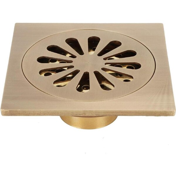 Floor Drain, Copper Shower Waste Drain, Anti-Blocking for Shower Kitchen Bathroom