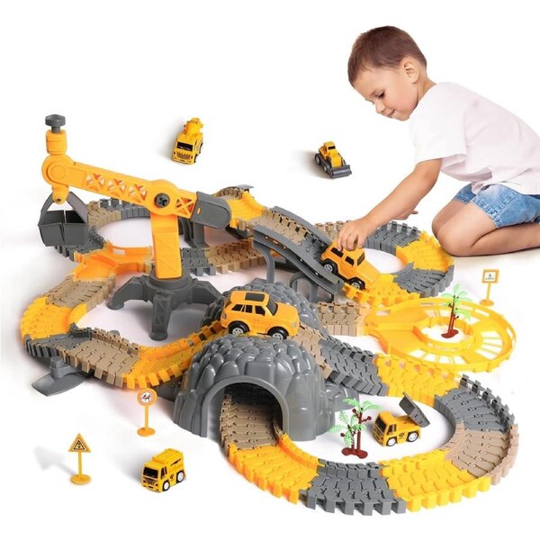 Flexible Race Tracks with Construction Vehicles and Electric Cars