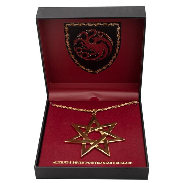 Game of Thrones - House of the Dragon - Alicent's Seven-Pointed Star Necklace Replica