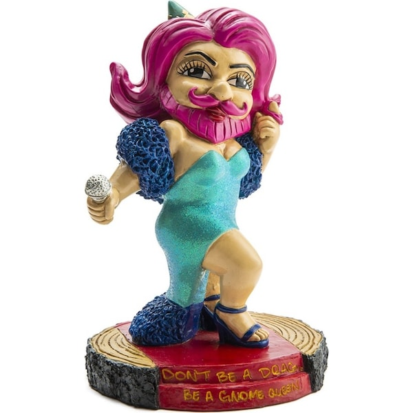 BigMouth Drag Queen Gnome Ornament/Statue Sculpture Garden Outdoor Decor