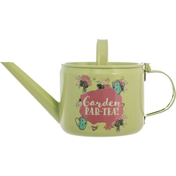 Boxer Gifts Watering Can Teapot Home/Kitchen Serveware Green Garden Par-tea