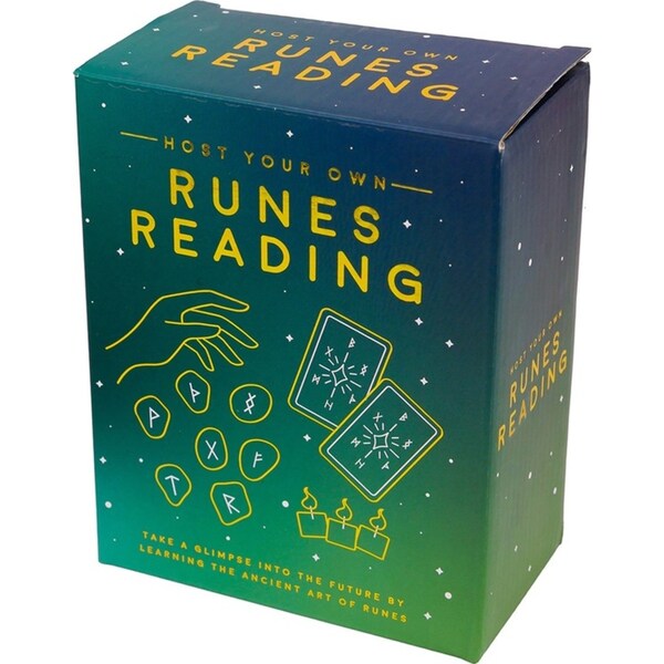 Gift Republic Host Your Own Runes Reading Kit Fortune Tellling Game 15x11cm